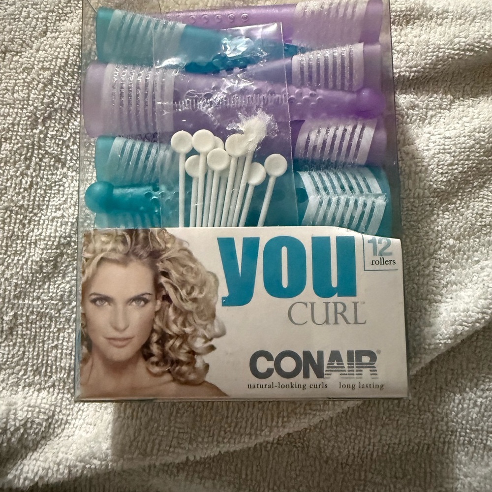 Conair Hair Rollers Set - Purple and Blue